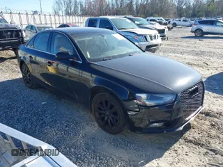 2013 Audi A4 Premium with VIN WAUAFAFL8DA147870, listed as a IAAI auction lot 41690927 with 115,030 mi miles. Bid and sale history available at carsss.com. Image 1.