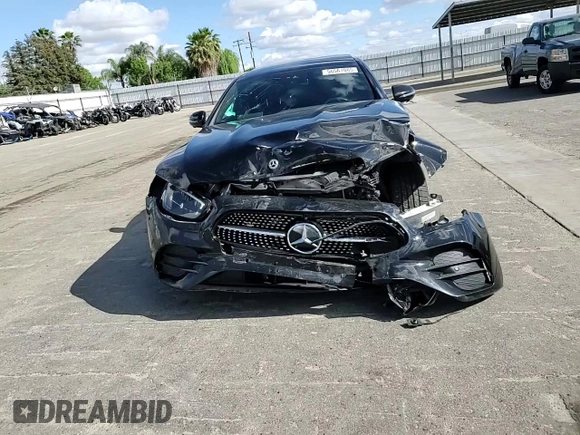 2022 Mercedes-Benz E 350 with VIN W1KZF8DB0NB077775, listed as a Copart auction lot 56567085 with 39,548 mi miles and Salvage title. Bid and sale history available at DreamBid. Image 14.