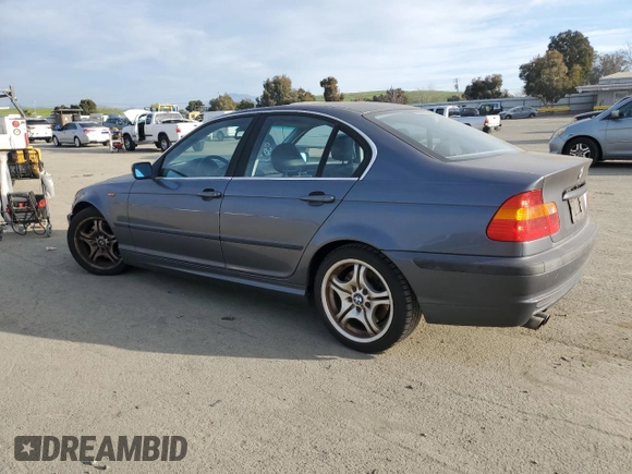 2002 BMW 3 Series 330i with VIN WBAEV53402KM20672, listed as a Copart auction lot 47172975 with 129,657 mi miles and Clean Title. Bid and sale history available at carsss.com. Image 2.