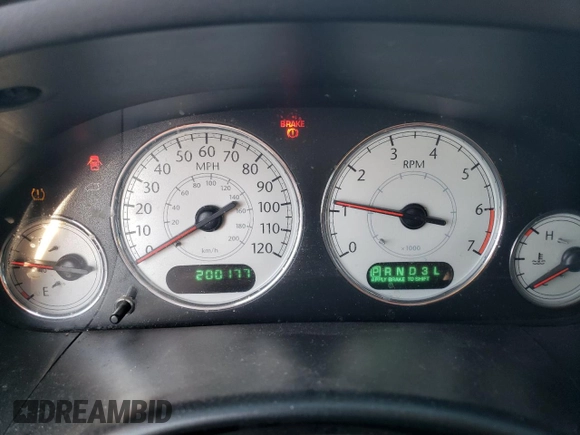 2006 Chrysler Town & Country LWB Limited with VIN 2A4GP64L86R640273, listed as a Copart auction lot 83975494 with 200,177 mi miles and Salvage Title. Bid and sale history available at carsss.com. Image 9.