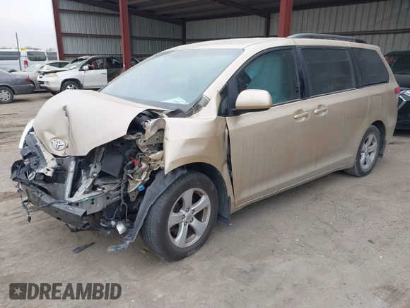 2011 Toyota Sienna LE AAS with VIN 5TDKK3DC4BS168541, listed as a IAAI auction lot 41564580 with Not Provided miles. Bid and sale history available at carsss.com. Image 2.