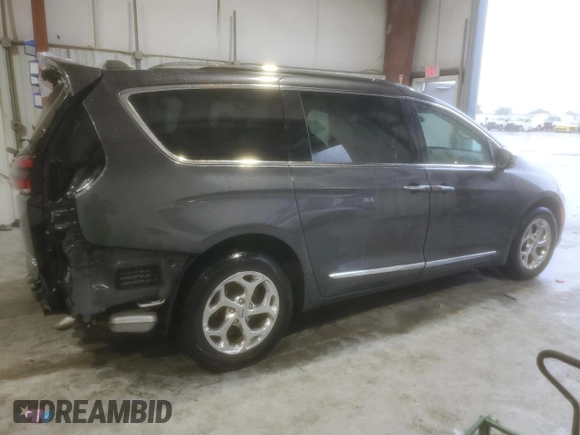 2021 Chrysler Pacifica Limited z VIN 2C4RC3GG7MR587036, wystawiony jako Copart lot #54310285 z przebiegiem 94 300 mil mil oraz Szkoda całkowita • Salvage title. Historia ofert i sprzedaży dostępna na DreamBid. Obrazek 3.