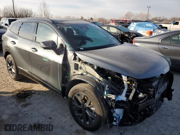 2024 Kia Sportage SX-Prestige with VIN KNDPXCDGXR7138572, listed as a Copart auction lot 84410594 with 5,986 mi miles and Salvage title. Bid and sale history available at DreamBid. Image 4.