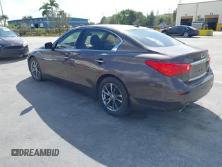 2017 Infiniti Q50 3.0t Premium with VIN JN1EV7AP5HM740257, listed as a IAAI auction lot 41521837 with 78,763 mi miles. Bid and sale history available at carsss.com. Image 3.