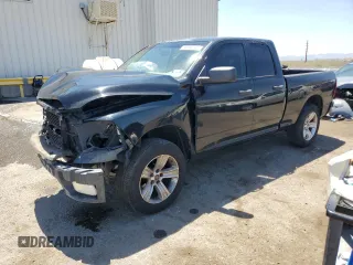 2012 Ram 1500 ST with VIN 1C6RD7FT2CS253505, listed as a Copart auction lot 63490145 with 155,615 mi miles and Salvage title. Bid and sale history available at DreamBid. Image 1.