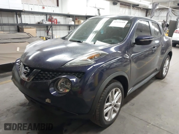 2015 Nissan Juke S with VIN JN8AF5MR4FT506208, listed as a IAAI auction lot 41959560 with 90,382 mi miles. Bid and sale history available at carsss.com. Image 2.