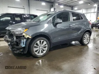 2017 Buick Encore Preferred with VIN KL4CJESB1HB096382, listed as a Copart auction lot 80145534 with 76,978 mi miles and Salvage Title. Bid and sale history available at carsss.com. Image 1.