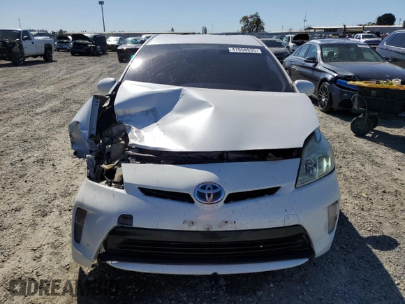 2014 Toyota Prius Four with VIN JTDKN3DU6E1781942, listed as a Copart auction lot 47058935 with 187,362 mi miles and Salvage Title. Bid and sale history available at DreamBid. Image 5.