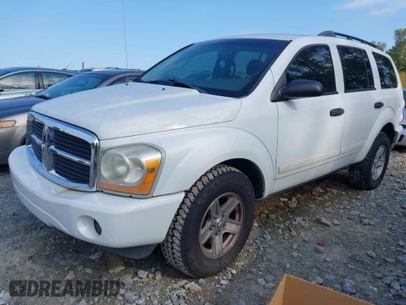 2005 Dodge Durango SLT with VIN 1D4HD48N25F566201, listed as a IAAI auction lot 42131767 with 168,615 mi miles and . Bid and sale history available at DreamBid. Image 2.