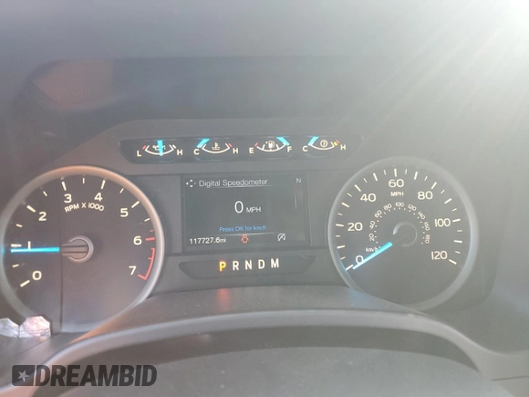 2017 Ford F-150 XL z VIN 1FTEW1EG9HFB92477, wystawiony jako Copart lot #57553425 z przebiegiem 117 727 mil mil oraz Szkoda całkowita • Salvage title. Historia ofert i sprzedaży dostępna na DreamBid. Obrazek 9.