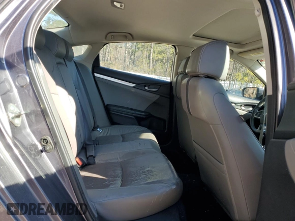 2020 Honda Civic Sedan EX-L with VIN 19XFC1F75LE221259, listed as a Copart auction lot 44887075 with 143,112 mi miles and Salvage Title. Bid and sale history available at carsss.com. Image 10.