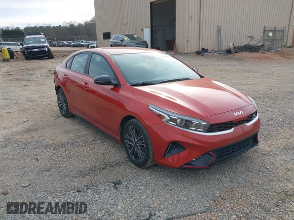 2023 Kia Forte GT-Line with VIN 3KPF54AD3PE652973, listed as a IAAI auction lot 41711582 with 30,457 mi miles. Bid and sale history available at carsss.com. Image 1.