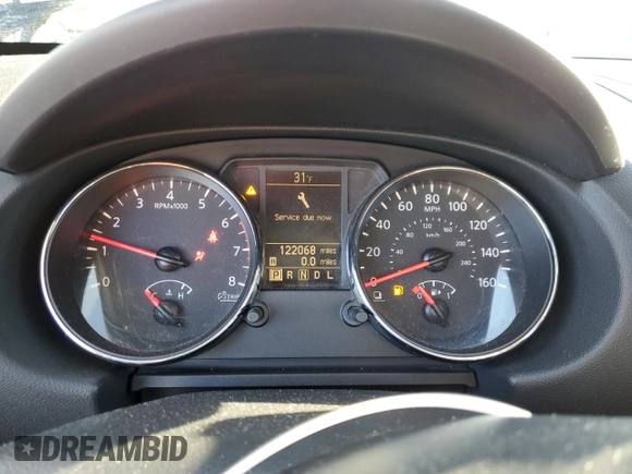2012 Nissan Rogue S with VIN JN8AS5MV7CW707426, listed as a Copart auction lot 83517294 with 122,068 mi miles and Clean Title. Bid and sale history available at DreamBid. Image 9.