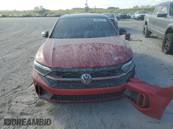 2023 Volkswagen Jetta Autobahn with VIN 3VW2T7BU3PM055135, listed as a Copart auction lot 42927685 with 25,678 mi miles and Non repairable. Bid and sale history available at DreamBid. Image 5.
