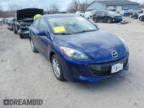 2012 Mazda Mazda3 i Touring with VIN JM1BL1V70C1558263, listed as a IAAI auction lot 41889154 with 31,161 mi miles. Bid and sale history available at carsss.com. Image 1.