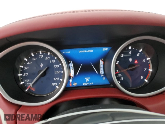 2019 Maserati Ghibli S Q4 GranLusso with VIN ZAM57YTL2K1338398, listed as a Copart auction lot 88252215 with 26,044 mi miles and Clean Title. Bid and sale history available at carsss.com. Image 9.