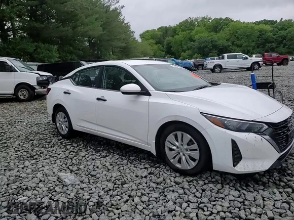 2024 Nissan Sentra S with VIN 3N1AB8BV0RY295659, listed as a Copart auction lot 57966545 with 14,927 mi miles and Salvage title. Bid and sale history available at DreamBid. Image 13.