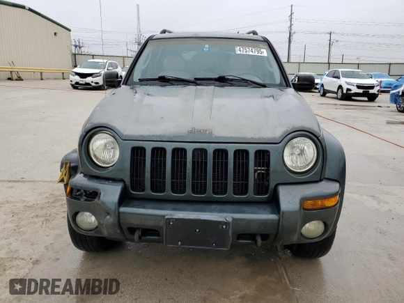 2002 Jeep Liberty Limited with VIN 1J8GL58K12W148983, listed as a Copart auction lot 47574795 with 189,337 mi miles and Clean title. Bid and sale history available at DreamBid. Image 5.