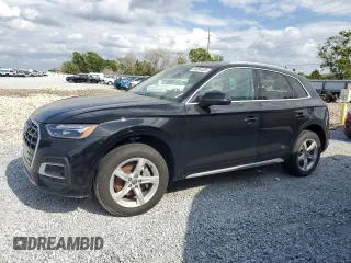 2021 Audi Q5 Premium with VIN WA1AAAFY6M2002134, listed as a Copart auction lot 49894435 with 73,186 mi miles and Salvage Title. Bid and sale history available at carsss.com. Image 1.