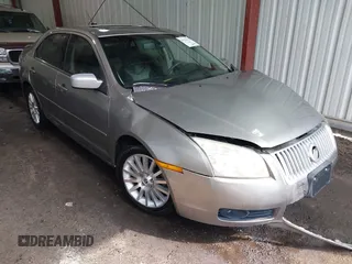 2009 Mercury Milan Premier with VIN 3MEHM08Z39R627040, listed as a IAAI auction lot 40108495 with 191,614 mi miles. Bid and sale history available at carsss.com. Image 1.