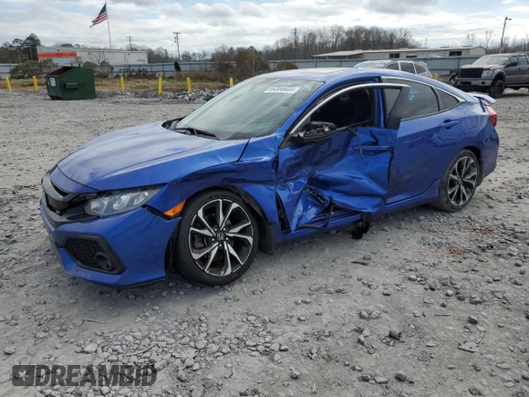 2019 Honda Civic Si with VIN 2HGFC1E50KH707353, listed as a Copart auction lot 44366635 with Not Provided miles and Salvage Title. Bid and sale history available at DreamBid. Image 1.