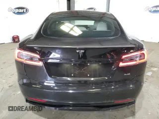 2021 Tesla Model S Plaid with VIN 5YJSA1E68MF432125, listed as a Copart auction lot 60843515 with 5,581 mi miles and Salvage title. Bid and sale history available at DreamBid. Image 6.