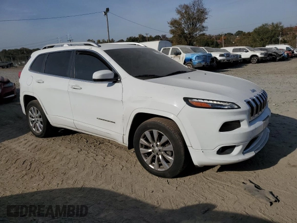 2018 Jeep Cherokee Overland with VIN 1C4PJMJX8JD594345, listed as a Copart auction lot 77934214 with 189,096 mi miles and Non Repairable. Bid and sale history available at carsss.com. Image 4.