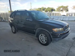 2005 BMW X5 3.0i with VIN 5UXFA13555LY14993, listed as a Copart auction lot 74434944 with 145,021 mi miles and Clean Title. Bid and sale history available at carsss.com. Image 4.