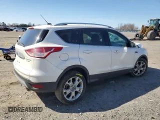 2016 Ford Escape Titanium with VIN 1FMCU9J95GUC74411, listed as a Copart auction lot 50061075 with 198,865 mi miles and Salvage Title. Bid and sale history available at DreamBid. Image 3.