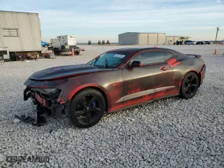 2019 Chevrolet Camaro 1SS with VIN 1G1FF1R76K0126566, listed as a Copart auction lot 82522584 with 0 mi miles and Salvage Title. Bid and sale history available at carsss.com. Image 1.