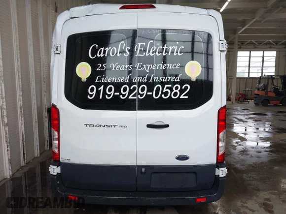 2017 Ford Transit Cargo with VIN 1FTYE1CM1HKA22579, listed as a IAAI auction lot 42342002 with 91,864 mi miles and . Bid and sale history available at DreamBid. Image 16.