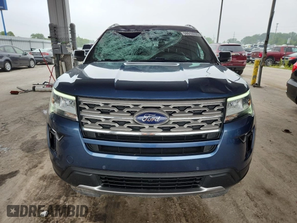 2018 Ford Explorer XLT with VIN 1FM5K8D89JGA78862, listed as a Copart auction lot 59912235 with 132,897 mi miles and Salvage title. Bid and sale history available at DreamBid. Image 5.
