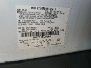 2015 Ford Police Interceptor z VIN 1FAHP2L84FG145849, wystawiony jako Copart lot #44978115 z przebiegiem Nie podano mil oraz Nie do naprawy • Non repairable. Historia ofert i sprzedaży dostępna na DreamBid. Obrazek 12.