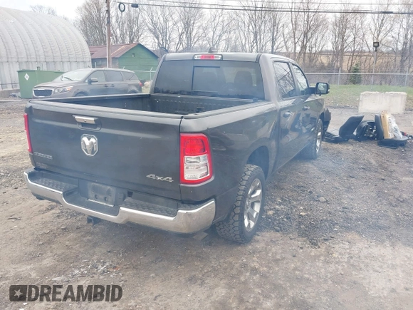 2019 Ram 1500 Big Horn/Lone Star with VIN 1C6RRFFG5KN816610, listed as a IAAI auction lot 41999259 with 229,172 mi miles. Bid and sale history available at carsss.com. Image 4.