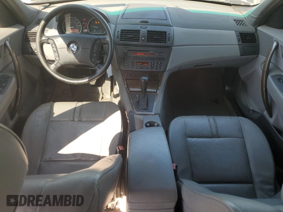 2004 BMW X3 3.0i with VIN WBXPA934X4WD00202, listed as a Copart auction lot 50757835 with 201,258 mi miles and Salvage Title. Bid and sale history available at carsss.com. Image 8.