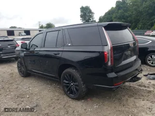2024 Cadillac Escalade Sport Platinum with VIN 1GYS4GKT1RR126402, listed as a Copart auction lot 64474494 with 15,333 mi miles and Salvage Title. Bid and sale history available at carsss.com. Image 2.
