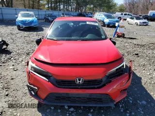 2022 Honda Civic Sedan Sport with VIN 2HGFE2F5XNH503517, listed as a Copart auction lot 49623385 with 66,450 mi miles and Salvage Title. Bid and sale history available at carsss.com. Image 5.