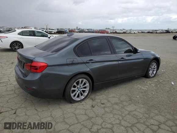 2018 BMW 3 Series 320i with VIN WBA8E1G59JNU88913, listed as a Copart auction lot 50989025 with Not Provided miles and Salvage Title. Bid and sale history available at carsss.com. Image 3.