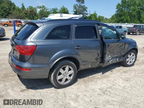 2015 Audi Q7 S line Prestige z VIN WA1DGAFE9FD008020, wystawiony jako Copart lot #56823245 z przebiegiem 162 087 mil mil oraz Szkoda całkowita • Salvage title. Historia ofert i sprzedaży dostępna na DreamBid. Obrazek 3.