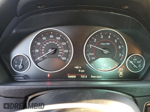 2016 BMW 4 Series 435i xDrive z VIN WBA4B3C54GG528014, wystawiony jako Copart lot #85022804 z przebiegiem 106 806 mil mil oraz Szkoda całkowita • Salvage title. Historia ofert i sprzedaży dostępna na DreamBid. Obrazek 9.