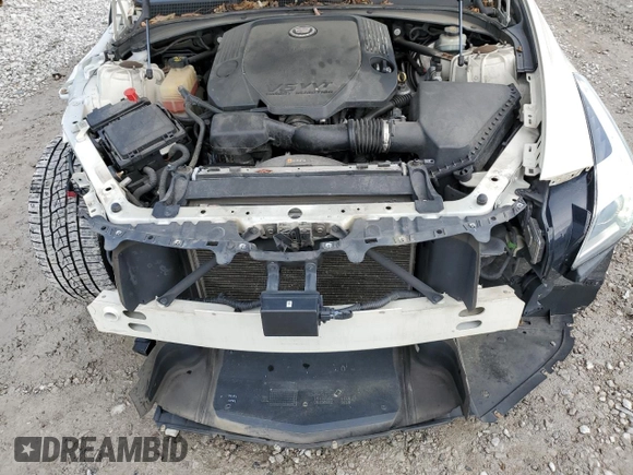 2014 Cadillac CTS Premium AWD with VIN 1G6AZ5S35E0156897, listed as a Copart auction lot 55838595 with 124,999 mi miles and Salvage title. Bid and sale history available at DreamBid. Image 11.
