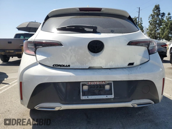 2022 Toyota Corolla Hatchback SE with VIN JTND4MBE5N3148944, listed as a Copart auction lot 52324435 with 55,206 mi miles and Salvage Title. Bid and sale history available at carsss.com. Image 6.