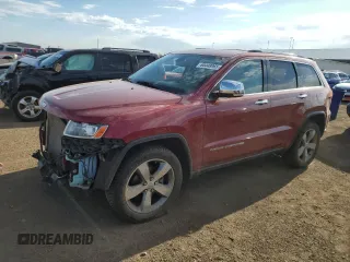 2014 Jeep Grand Cherokee Limited z VIN 1C4RJFBG3EC325300, wystawiony jako Copart lot #60448965 z przebiegiem 122 312 mil mil oraz Szkoda całkowita • Salvage title. Historia ofert i sprzedaży dostępna na DreamBid. Obrazek 1.