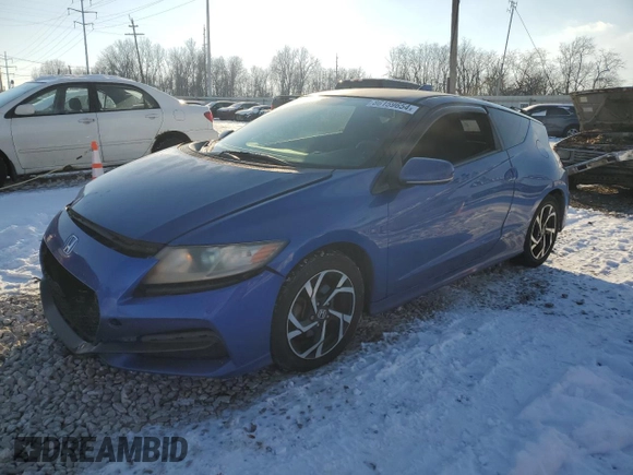 2016 Honda CR-Z LX with VIN JHMZF1D46GS000641, listed as a Copart auction lot 86159654 with 118,309 mi miles and Salvage Title. Bid and sale history available at carsss.com. Image 1.