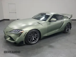2021 Toyota Supra 2.0 with VIN WZ1DB2C09MW039628, listed as a Copart auction lot 63273655 with 14,425 mi miles and Clean title. Bid and sale history available at DreamBid. Image 1.