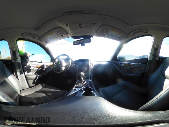 2015 Infiniti Q50 Premium with VIN JN1BV7AR8FM414650, listed as a IAAI auction lot 41332195 with 105,550 mi miles and . Bid and sale history available at DreamBid. Image 21.
