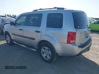 2013 Honda Pilot LX with VIN 5FNYF3H25DB014878, listed as a IAAI auction lot 42014613 with 169,292 mi miles and . Bid and sale history available at DreamBid. Image 3.