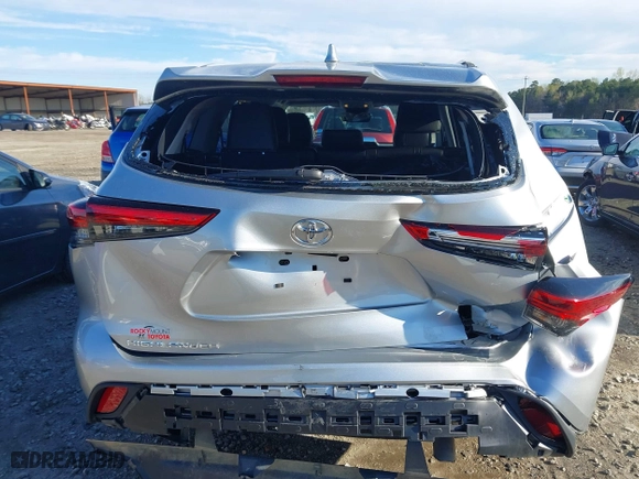 2023 Toyota Highlander L with VIN 5TDKDRAH6PS008178, listed as a IAAI auction lot 41863845 with 43,255 mi miles. Bid and sale history available at carsss.com. Image 16.