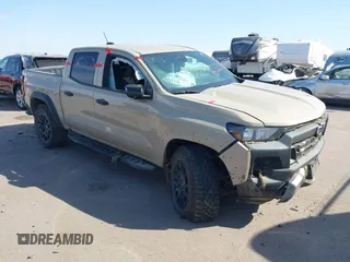 2023 Chevrolet Colorado 4WD Trail Boss with VIN 1GCPTEEK8P1203736, listed as a IAAI auction lot 40365480 with 15,968 mi miles. Bid and sale history available at carsss.com. Image 1.