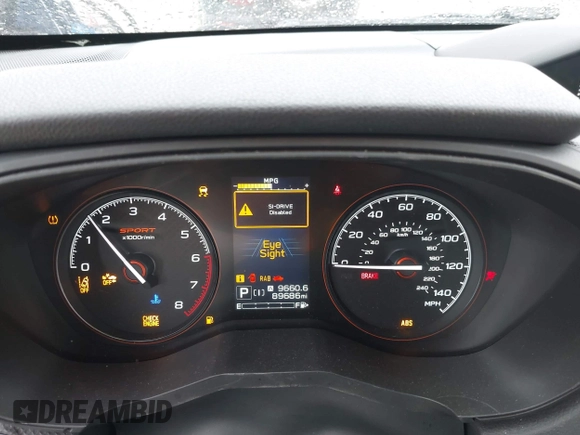 2019 Subaru Forester Special Sports with VIN JF2SKAKC8KH466295, listed as a IAAI auction lot 42321326 with 89,686 mi miles and . Bid and sale history available at DreamBid. Image 7.
